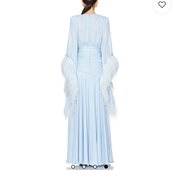 Bronx and Banco Light Blue Long Sleeve Dress - Picture 4 of 8